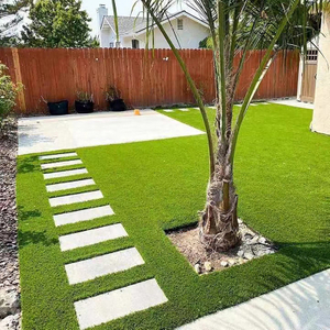 Single Sided Hard Wearing Artificial Grass on concrete